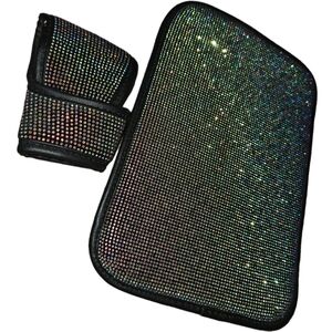 NWOT Rainbow Rhinestone Car Center Console & Gear Shift Covers